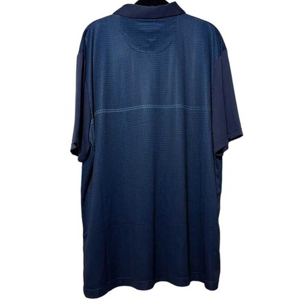 Callaway Opti Dri Shirt Men's XL Blue Ombré Polo Sun Protection Moisture Wicking - Picture 2 of 9